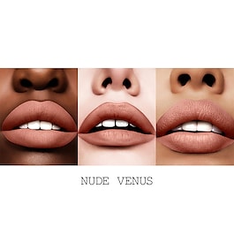 Mini Nude Venus Lip Trio: Matte Trance Edition - Set de buze
